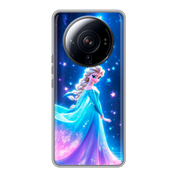 Силиконовый чехол на Xiaomi 12S Ultra с принтом Холодное сердце Frozen