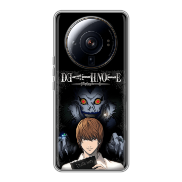 Силиконовый чехол на Xiaomi 12S Ultra с принтом Death note Тетрадь смерти Силиконовый чехол на Xiaomi 12S Ultra с принтом Death note Тетрадь смерти