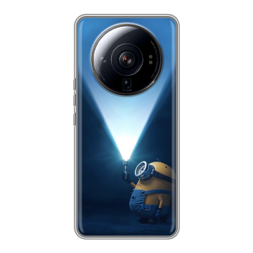 Силиконовый чехол на Xiaomi 12S Ultra с принтом Миньоны