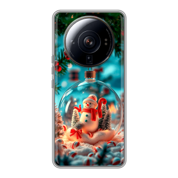Силиконовый чехол на Xiaomi 12S Ultra с принтом Новый год Силиконовый чехол на Xiaomi 12S Ultra с принтом Новый год