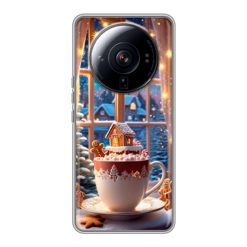 Силиконовый чехол на Xiaomi 12S Ultra с принтом Новый год Силиконовый чехол на Xiaomi 12S Ultra с принтом Новый год