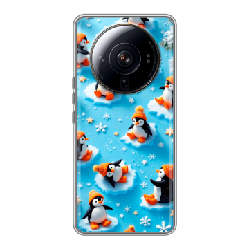 Силиконовый чехол на Xiaomi 12S Ultra с принтом Новый год Силиконовый чехол на Xiaomi 12S Ultra с принтом Новый год
