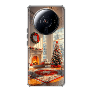 Силиконовый чехол на Xiaomi 12S Ultra с принтом Новый год Силиконовый чехол на Xiaomi 12S Ultra с принтом Новый год