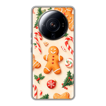 Силиконовый чехол на Xiaomi 12S Ultra с принтом Новый год Силиконовый чехол на Xiaomi 12S Ultra с принтом Новый год