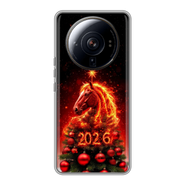 Силиконовый чехол на Xiaomi 12S Ultra с принтом Новый год Силиконовый чехол на Xiaomi 12S Ultra с принтом Новый год