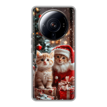 Силиконовый чехол на Xiaomi 12S Ultra с принтом Новый год Силиконовый чехол на Xiaomi 12S Ultra с принтом Новый год
