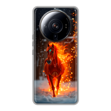 Силиконовый чехол на Xiaomi 12S Ultra с принтом Новый год Силиконовый чехол на Xiaomi 12S Ultra с принтом Новый год