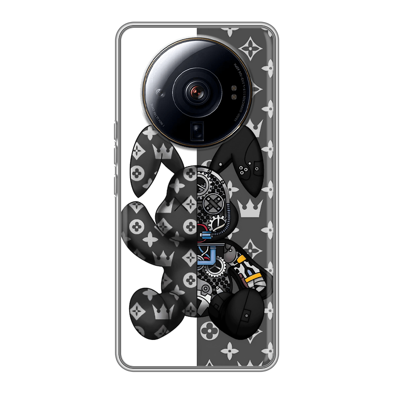 Силиконовый чехол на Xiaomi 12S Ultra с принтом Луи робот Силиконовый чехол на Xiaomi 12S Ultra с принтом Луи робот