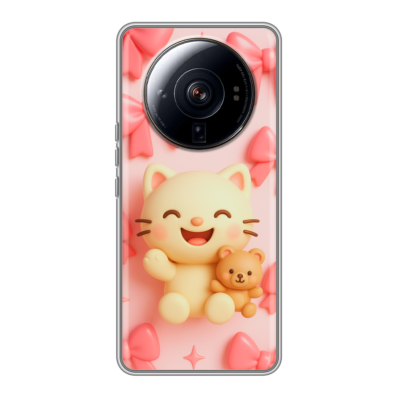 Силиконовый чехол на Xiaomi 12S Ultra с принтом для девочек Силиконовый чехол на Xiaomi 12S Ultra с принтом для девочек