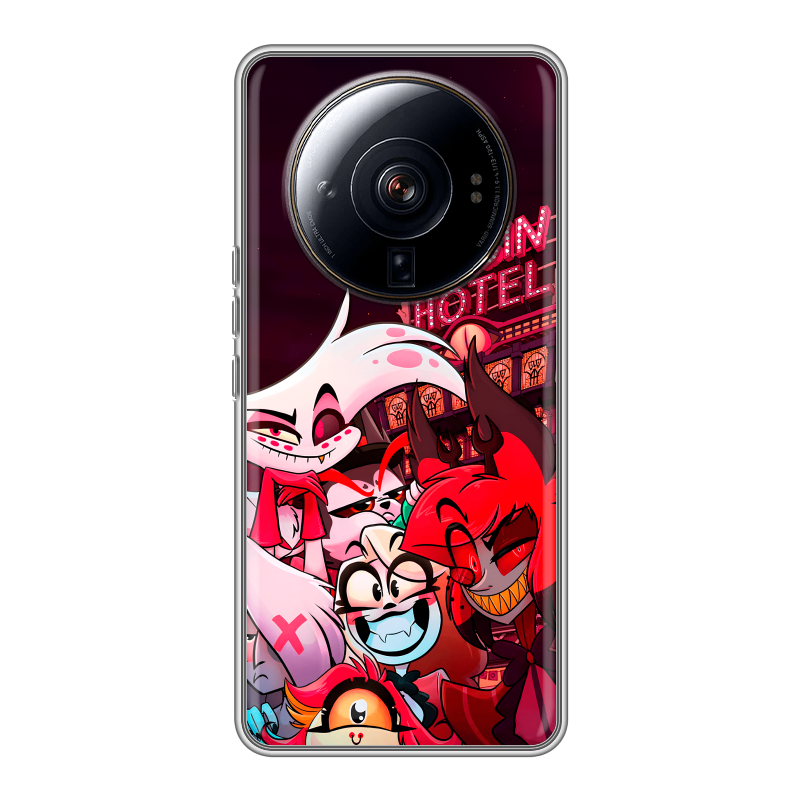 Силиконовый чехол на Xiaomi 12S Ultra с принтом Hazbin Hotel Отель Хазбин Силиконовый чехол на Xiaomi 12S Ultra с принтом Hazbin Hotel Отель Хазбин