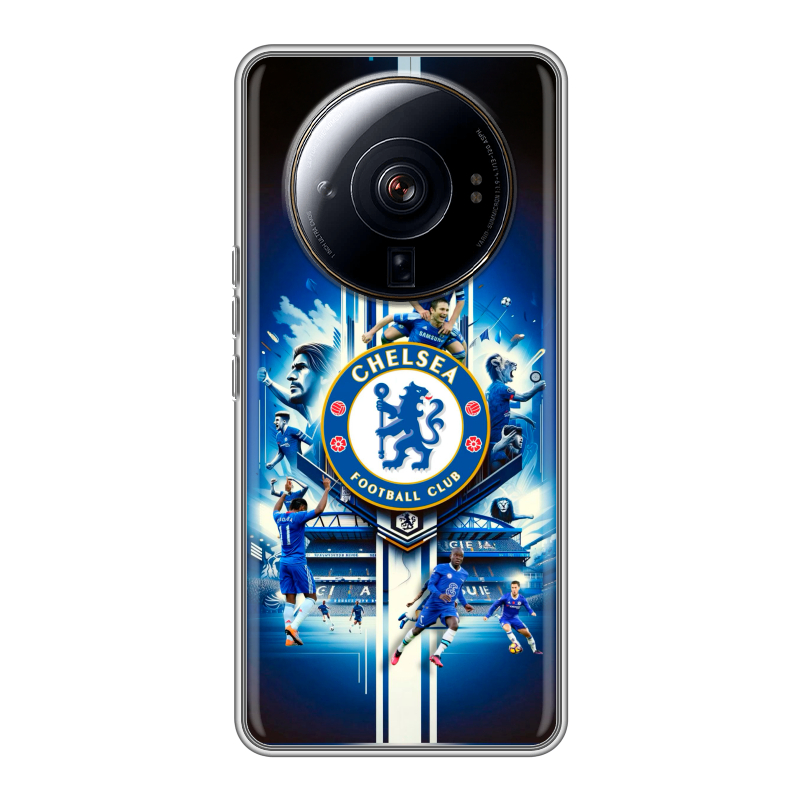 Силиконовый чехол на Xiaomi 12S Ultra с принтом Chelsea Челси Силиконовый чехол на Xiaomi 12S Ultra с принтом Chelsea Челси