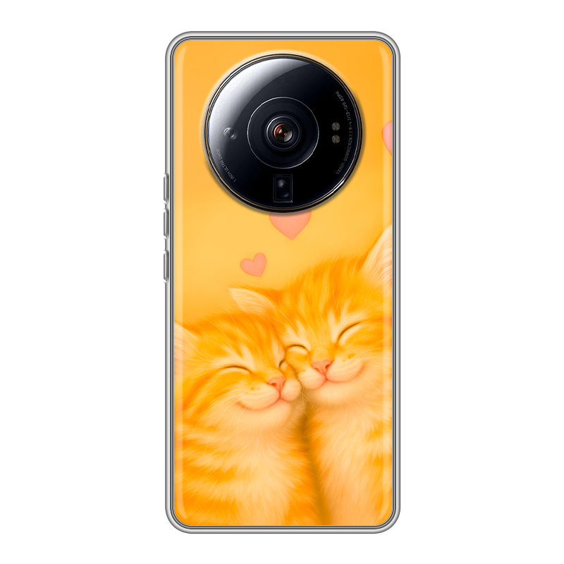 Силиконовый чехол на Xiaomi 12S Ultra с принтом Милые котята Силиконовый чехол на Xiaomi 12S Ultra с принтом Милые котята
