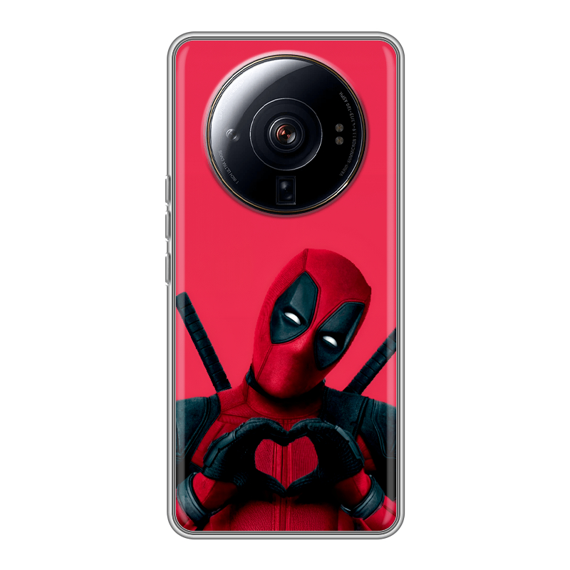 Силиконовый чехол на Xiaomi 12S Ultra с принтом Дедпул Deadpool Силиконовый чехол на Xiaomi 12S Ultra с принтом Дедпул Deadpool
