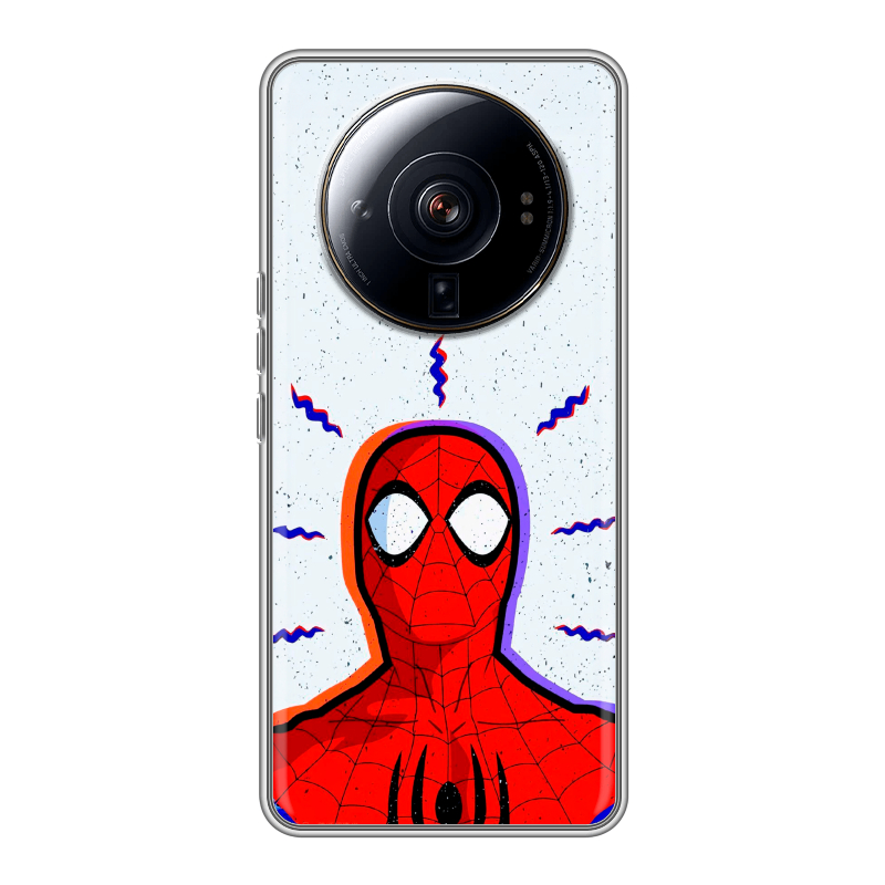Силиконовый чехол на Xiaomi 12S Ultra с принтом Spiderman Человек паук Силиконовый чехол на Xiaomi 12S Ultra с принтом Spiderman Человек паук