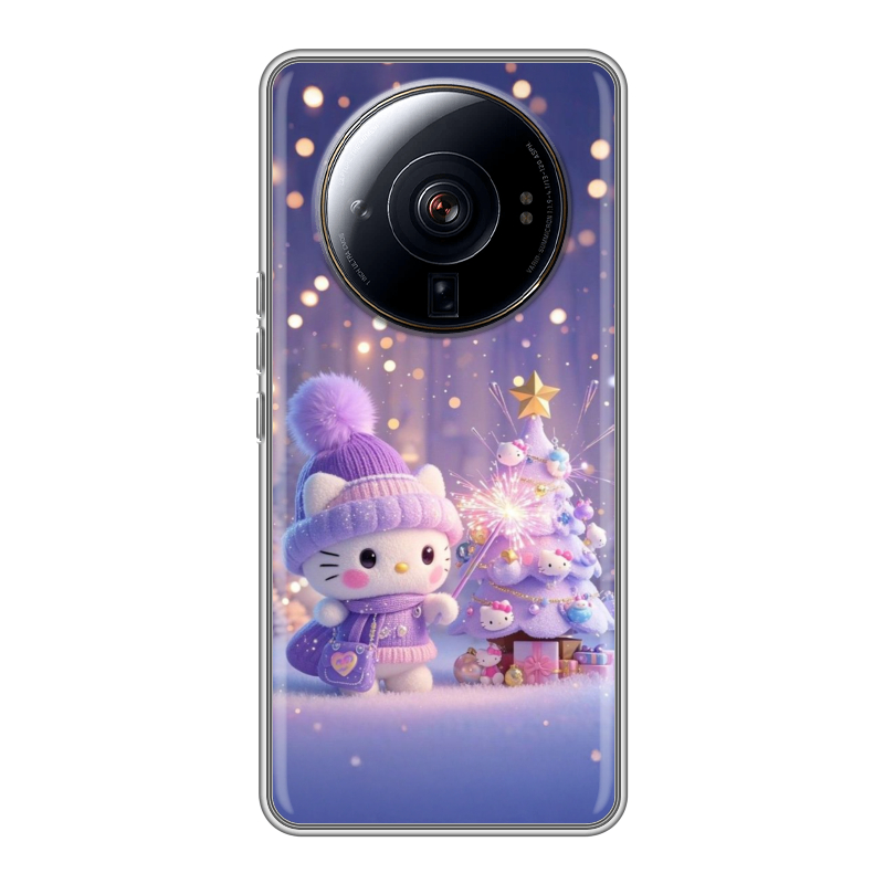 Силиконовый чехол на Xiaomi 12S Ultra с принтом Новый год Силиконовый чехол на Xiaomi 12S Ultra с принтом Новый год