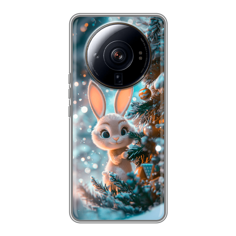 Силиконовый чехол на Xiaomi 12S Ultra с принтом Новый год Силиконовый чехол на Xiaomi 12S Ultra с принтом Новый год