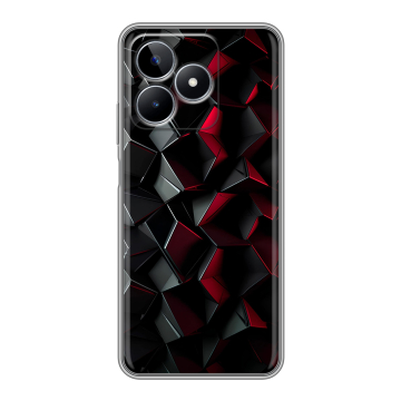 Силиконовый чехол на Realme C53 с принтом Абстракция Силиконовый чехол на Realme C53 с принтом Абстракция