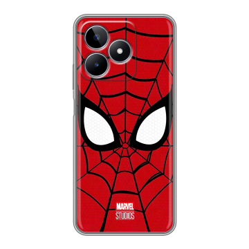 Силиконовый чехол на Realme C53 с принтом человек паук spiderman Силиконовый чехол на Realme C53 с принтом человек паук spiderman