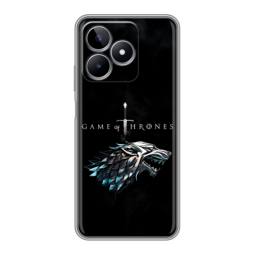 Силиконовый чехол на Realme C53 с принтом Игра Престолов Game Thrones