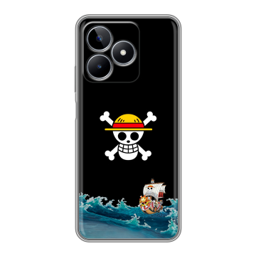Силиконовый чехол на Realme C53 с принтом One Piece Ван Пис