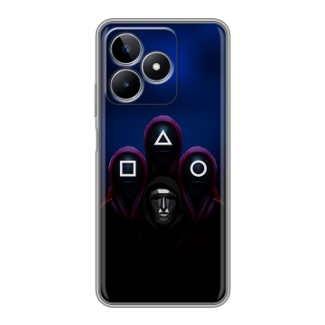 Силиконовый чехол на Realme C53 с принтом Игра Кальмара Силиконовый чехол на Realme C53 с принтом Игра Кальмара