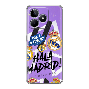Силиконовый чехол на Realme C53 с принтом Real Madrid Реал Мадрид