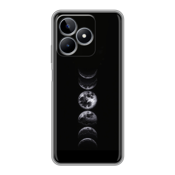 Силиконовый чехол на Realme C53 с принтом женский