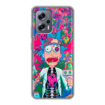 Силиконовый чехол на Xiaomi RedMi Note 12T Pro с принтом Рик и Морти Rick Morty Силиконовый чехол на Xiaomi RedMi Note 12T Pro с принтом Рик и Морти Rick Morty