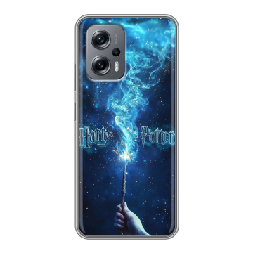 Силиконовый чехол на Xiaomi RedMi Note 12T Pro с принтом Harry Potter Гарри Поттер