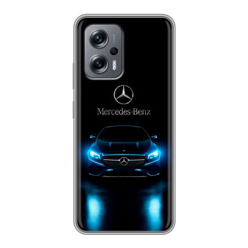 Силиконовый чехол на Xiaomi RedMi Note 12T Pro с принтом Mercedes Мерседес Силиконовый чехол на Xiaomi RedMi Note 12T Pro с принтом Mercedes Мерседес