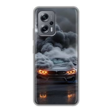 Силиконовый чехол на Xiaomi RedMi Note 12T Pro с принтом BMW БМВ Силиконовый чехол на Xiaomi RedMi Note 12T Pro с принтом BMW БМВ
