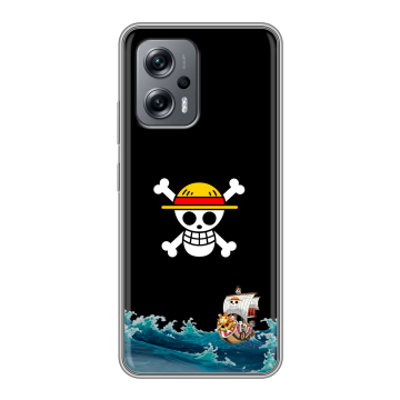 Силиконовый чехол на Xiaomi RedMi Note 12T Pro с принтом One Piece Ван Пис