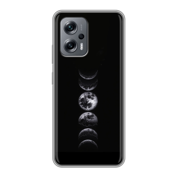 Силиконовый чехол на Xiaomi RedMi Note 12T Pro с принтом женский