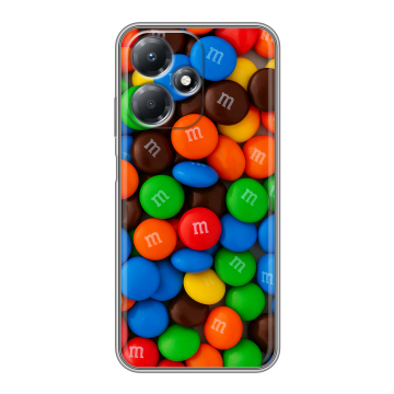 Силиконовый чехол на Infinix Hot 30 Play с принтом Конфеты