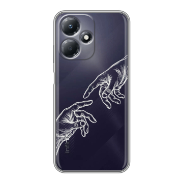 Силиконовый чехол на Infinix Hot 30 Play с принтом Сотворение мира