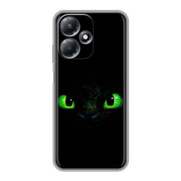 Силиконовый чехол на Infinix Hot 30 Play с принтом Как приручить дракона