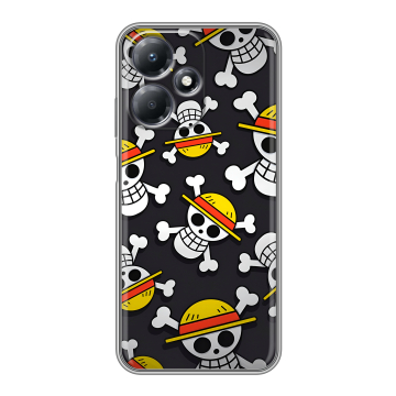 Силиконовый чехол на Infinix Hot 30 Play с принтом One Piece Ван Пис