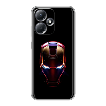 Силиконовый чехол на Infinix Hot 30 Play с принтом IronMan Железный человек