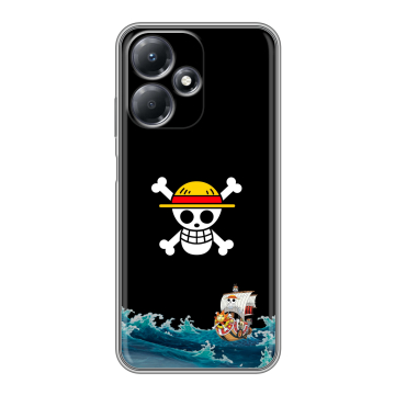 Силиконовый чехол на Infinix Hot 30 Play с принтом One Piece Ван Пис