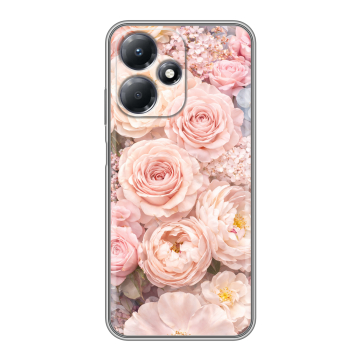 Силиконовый чехол на Infinix Hot 30 Play с принтом женский