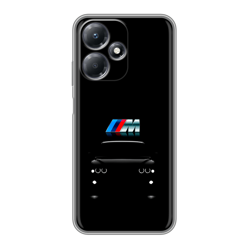 Силиконовый чехол на Infinix Hot 30 Play с принтом БМВ BMW Силиконовый чехол на Infinix Hot 30 Play с принтом БМВ BMW