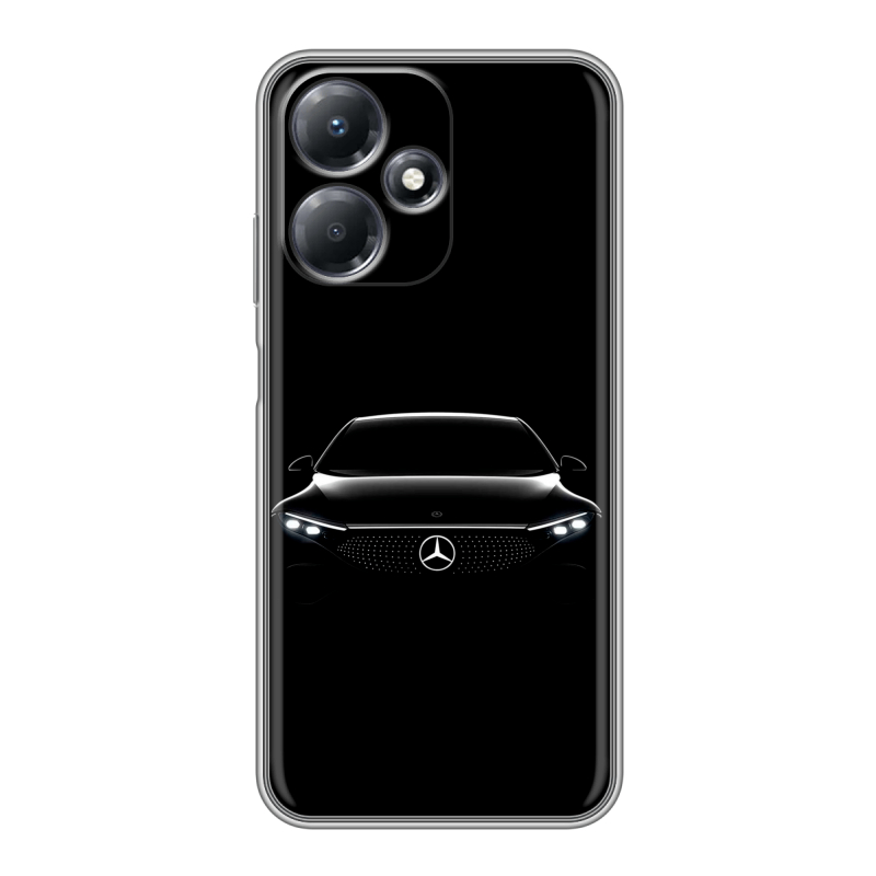 Силиконовый чехол на Infinix Hot 30 Play с принтом Mercedes Мерседес Силиконовый чехол на Infinix Hot 30 Play с принтом Mercedes Мерседес