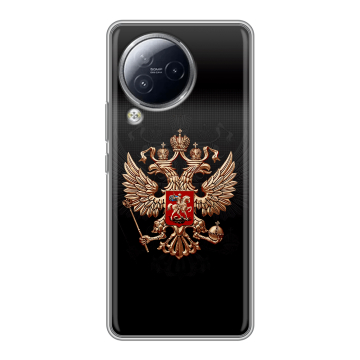 Силиконовый чехол на Xiaomi Civi 3 с принтом Герб России Силиконовый чехол на Xiaomi Civi 3 с принтом Герб России