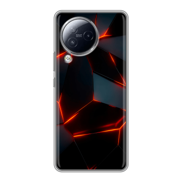Силиконовый чехол на Xiaomi Civi 3 с принтом Яркие абстракции Силиконовый чехол на Xiaomi Civi 3 с принтом Яркие абстракции