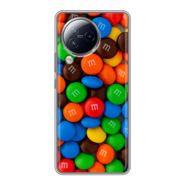Силиконовый чехол на Xiaomi Civi 3 с принтом Конфеты