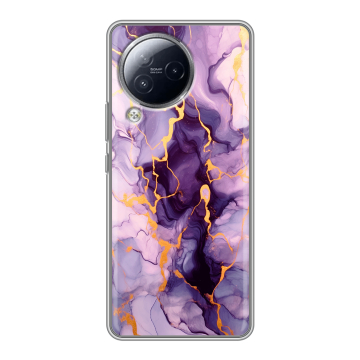 Силиконовый чехол на Xiaomi Civi 3 с принтом Мрамор