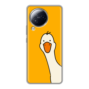 Силиконовый чехол на Xiaomi Civi 3 с принтом Утка