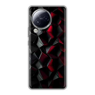 Силиконовый чехол на Xiaomi Civi 3 с принтом Абстракция