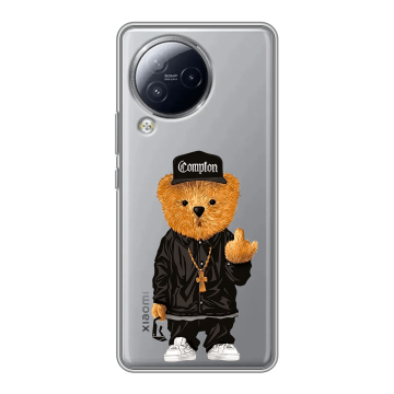 Силиконовый чехол на Xiaomi Civi 3 с принтом Мишка