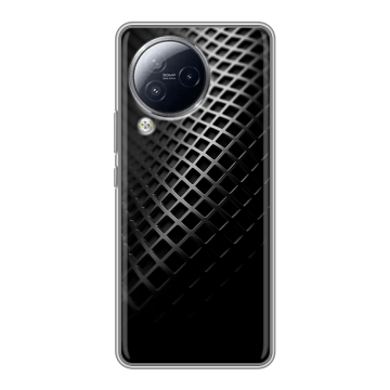 Силиконовый чехол на Xiaomi Civi 3 с принтом Текстура металла